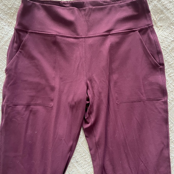 Lululemon Align Jogger 28” Size 10 Burgundy Bay High Rise Nulu Soft Yoga Pants - Picture 3 of 9
